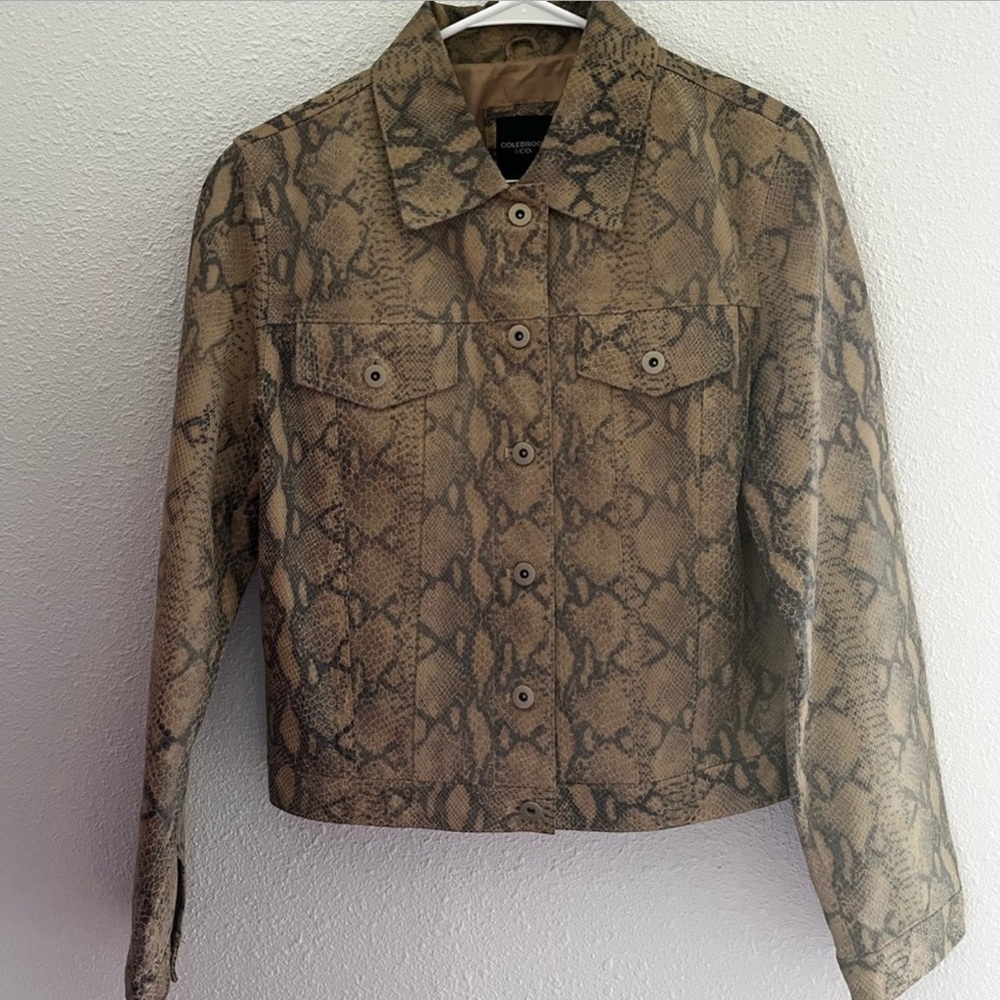 Snake Print Jacket